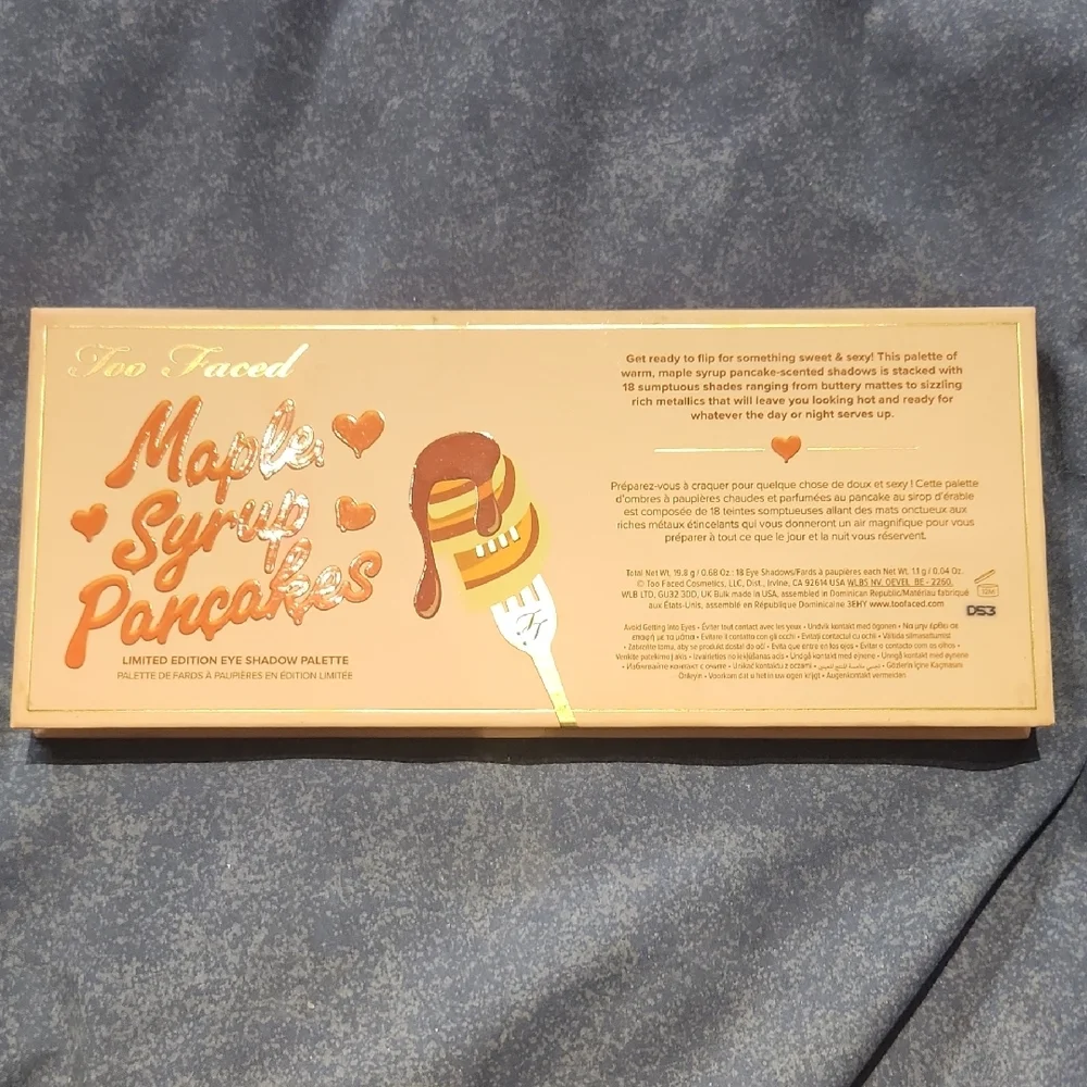 Too Faced Maple Syrup Pancakes Palette - Warm Browns and Creams - Picture 3 of 3